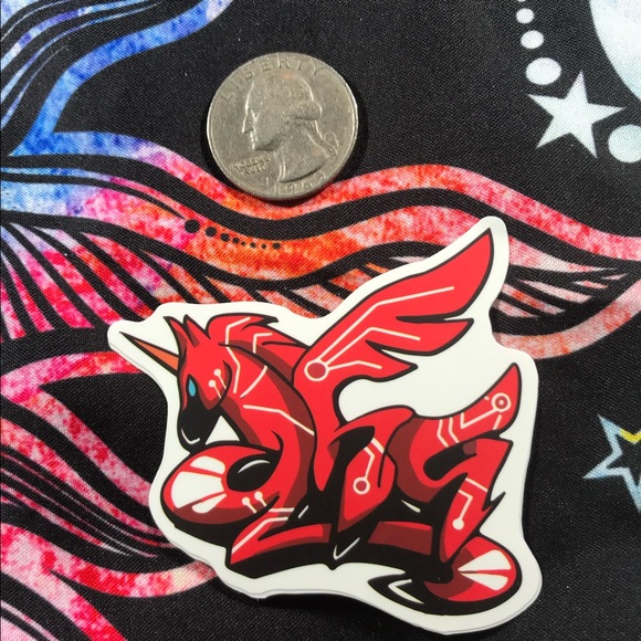 Pegasus Single Decor Accent Waterproof Sticker - Picture 2 of 3